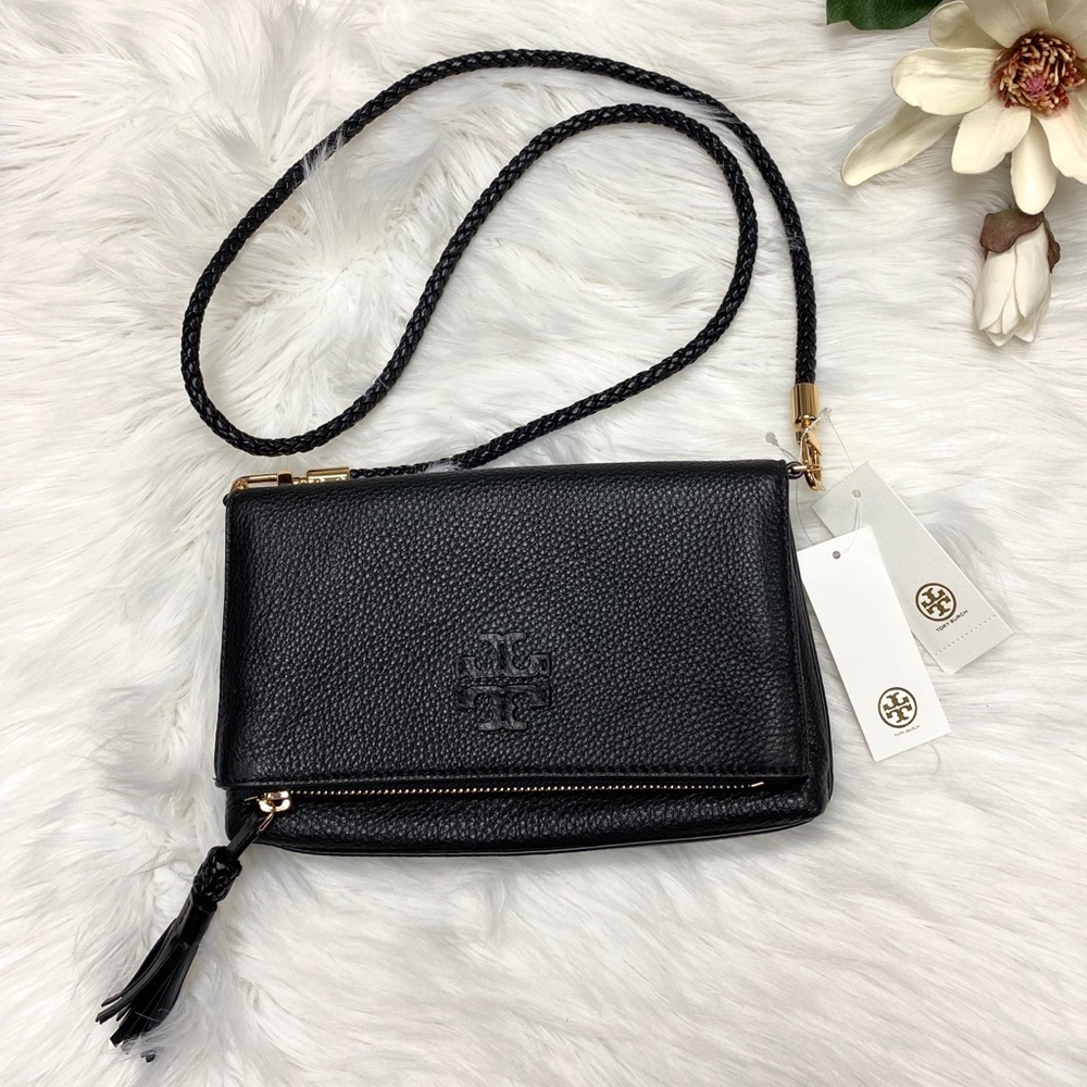 🎧🎺SOLD-TORY BURCH Taylor Fold Crossbody Bag 🎷🎧 - Picture 3 of 15